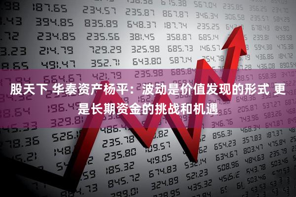 股天下 华泰资产杨平：波动是价值发现的形式 更是长期资金的挑战和机遇